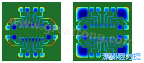 通過仿真，可以快速簡單地重新設(shè)計并計算不同圖形布局所得到的厚度均勻性-深圳宏力捷
