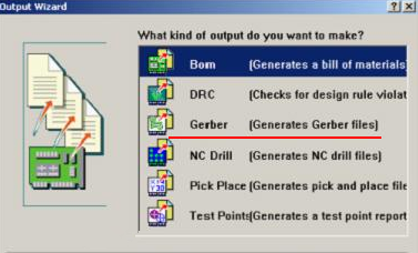 8. 檢查及初步調整后，按“Q”將單位改為“mil”，按“F、M”轉換文件，在彈出的窗口點“Next”進入圖（149），選擇“Gerber”，進入Gerber轉換操作，按“Next”進入